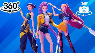 Squid Game vs K-Pop Demon Hunters Cross Bridge Challenge | 360 VR 8K