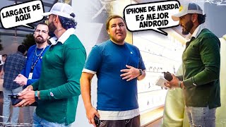 Troleando trabajadores de APPLE en el lanzamiento del iPhone 15 *MALA IDEA* 😱