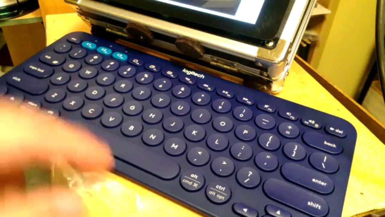 how to connect logitech wireless keyboard without mouse