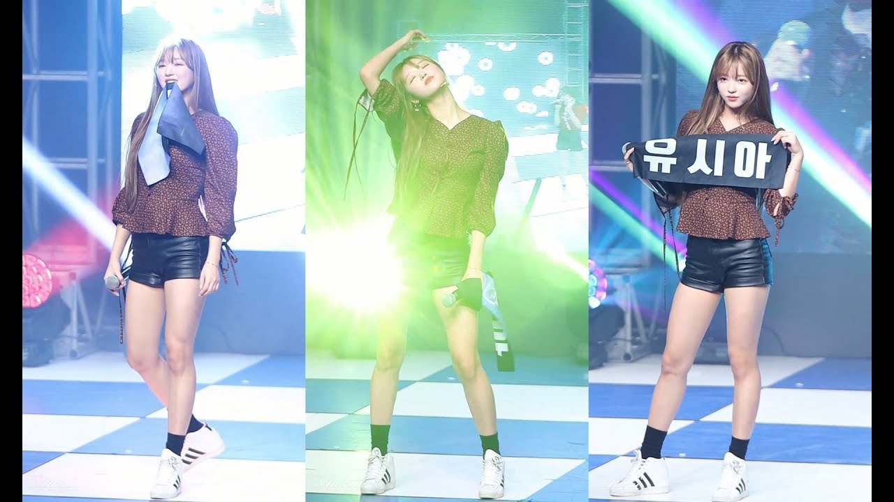 치어리더 발 180915 오마이걸(OH MY GIRL) 유아(YooA) +쥬뗌므(Je T’aime) 60P 직캠 FanCam @부평청소년페스티벌 by Athrun