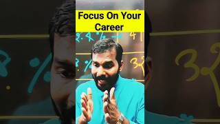 focus 😯 on your career 🫡 motivation by jitish sir 🔥 #career #motivation #youtubeshorts #shorts
