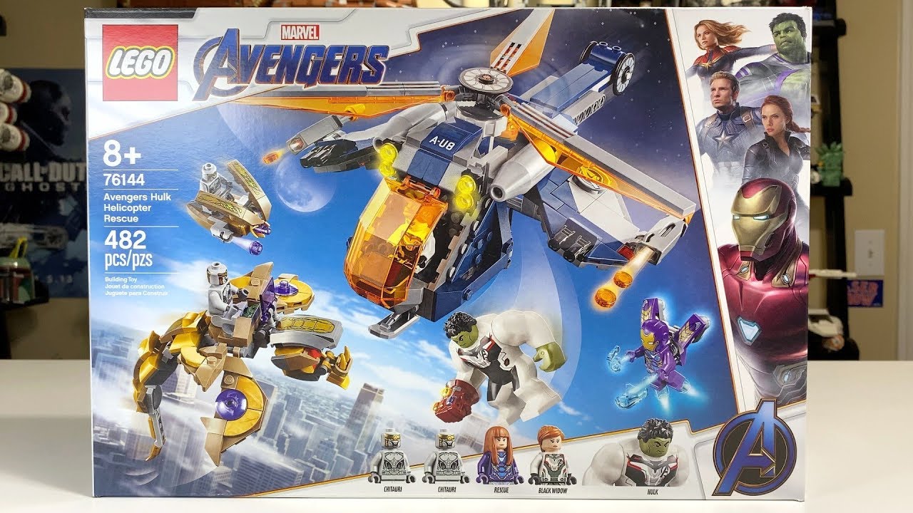LEGO Super Heroes Avengers Hulk Helicopter Rescue 76144