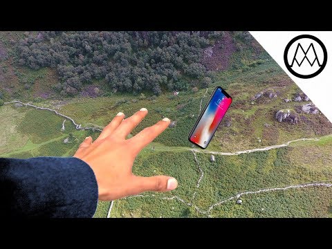 iPhone X Helicopter 1200ft Drop Test     Mous Case Review