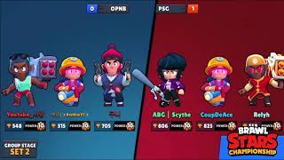 Opnoob vs PSG Esports | Brawl Stars Championship 2020 - May Finals - Day 1