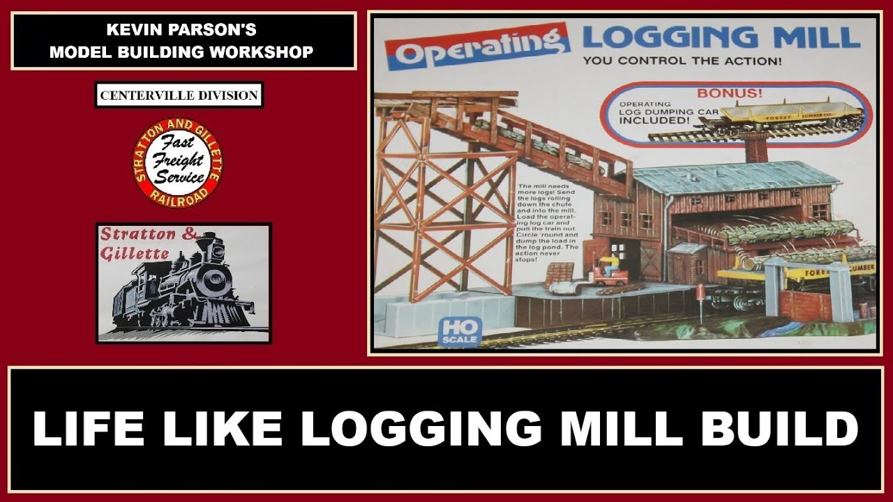 Scale Model Log Loader Building An HO Scale 1978 Life Like Log Loader With Little Helping ...