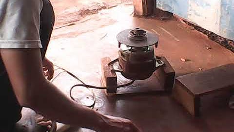 TEST và đấu dây tụ điện + đảo chiều động cơ máy giặt