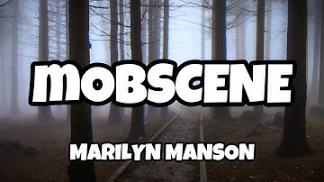 Marilyn Manson - mOBSCENE - Lyric Video
