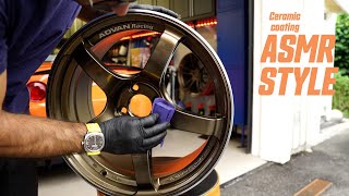 GYEON Rim DIY ceramic coating - Advan Racing TC-4 rims - Mazda MX5 ND2 ND fitment