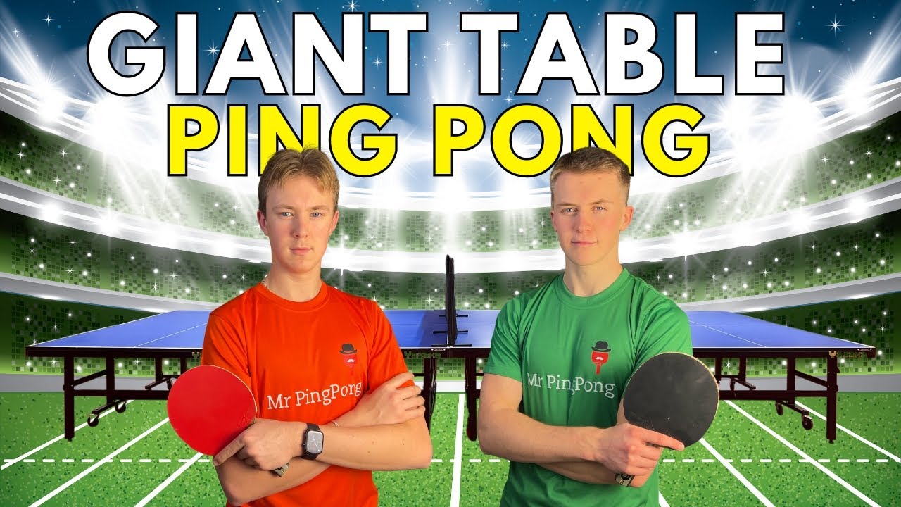 Гигантский настольный теннис