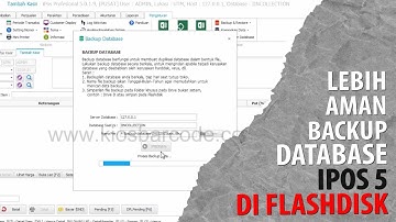 Lebih Aman Backup database di ipos 5 dengan flashdisk