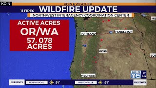 Weather forecast: Wildfire smoke passes through Portland as temperatures heat to 100
