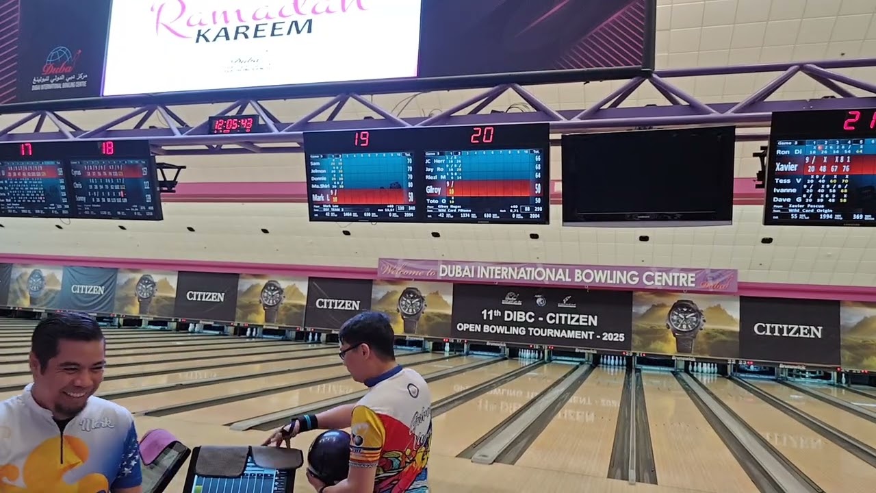 March 2025 Game 3 Sunday League Bowling Tournament Dubai.