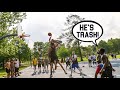 Trash Talkers Get EXPOSED BAD! 5v5 Basketball At The Park!