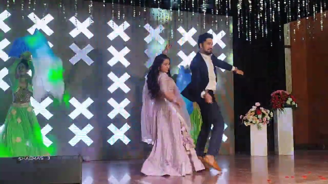 Bride Sister and Jiju Trending Best Sangeet Couple Dance Performance - Chand Baliyan Mix