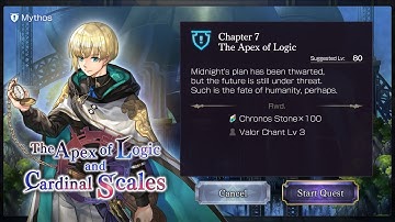 Another Eden 2.11.700 Mythos Apex of Logic & Cardinal Scales Chapter 7 The Apex of Logic Walkthrough