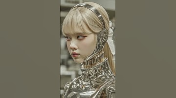 Futuristic Cyborg Beauty with Glowing Blue Accent 🤖✨ #AI #Cyborg