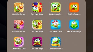 All Cut the Rope & Om Nom Mobile Games (iOS,Android) Cut the Rope: Remastered,Om Nom: Toons screenshot 2