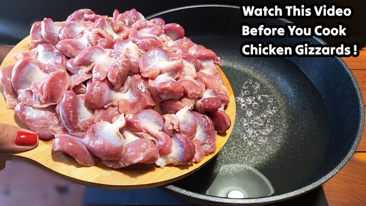 Watch This Video Before You Cook Chicken Gizzards!! Easy and delicious