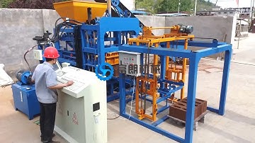 QTF4-15S fully automatic concrete block making machine