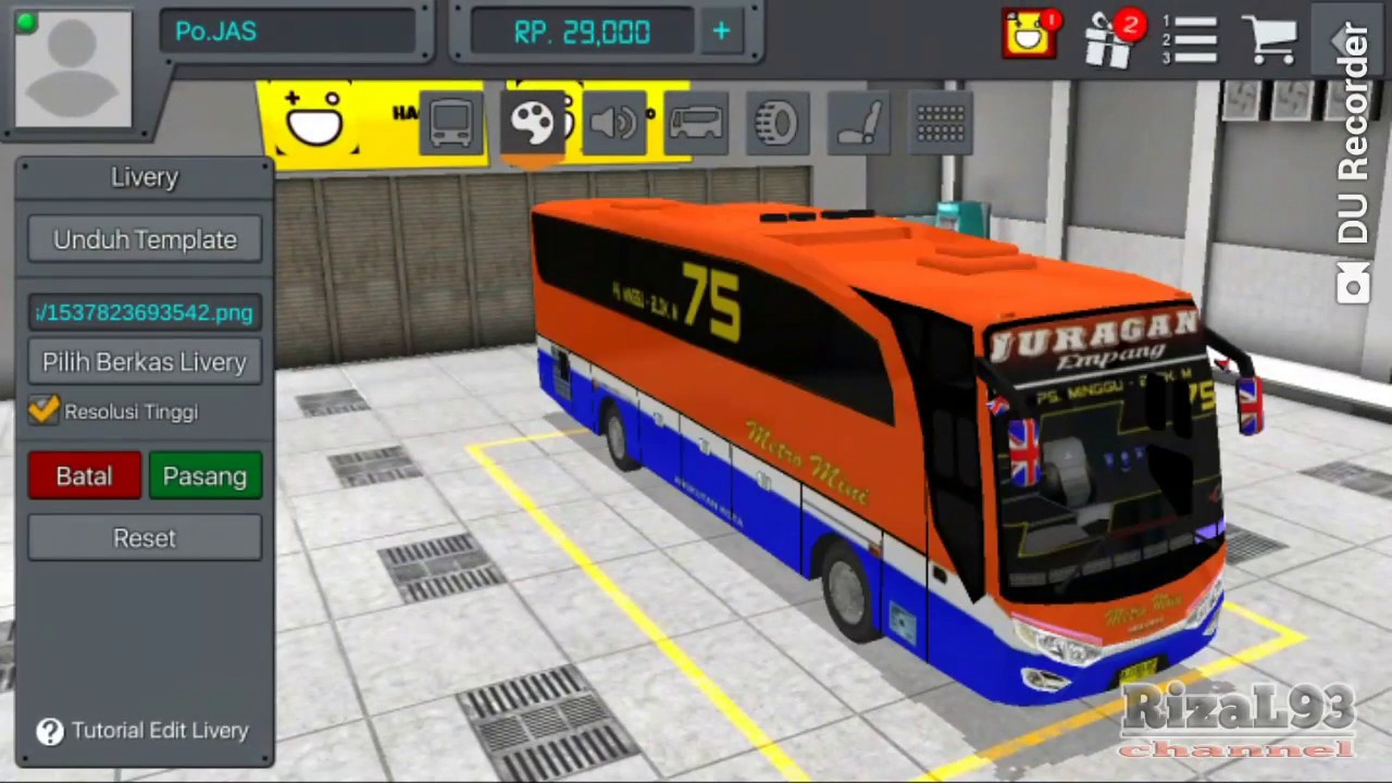 20 Trend Terbaru Livery Bussid  Hd Full Stiker  Kaca  