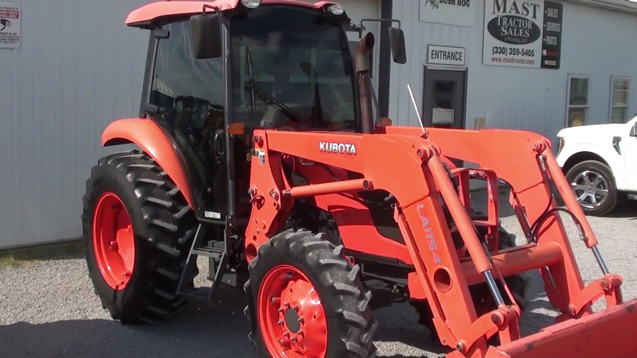 2016 Kubota M6060 Tractor w/ Cab & Loader! YouTube