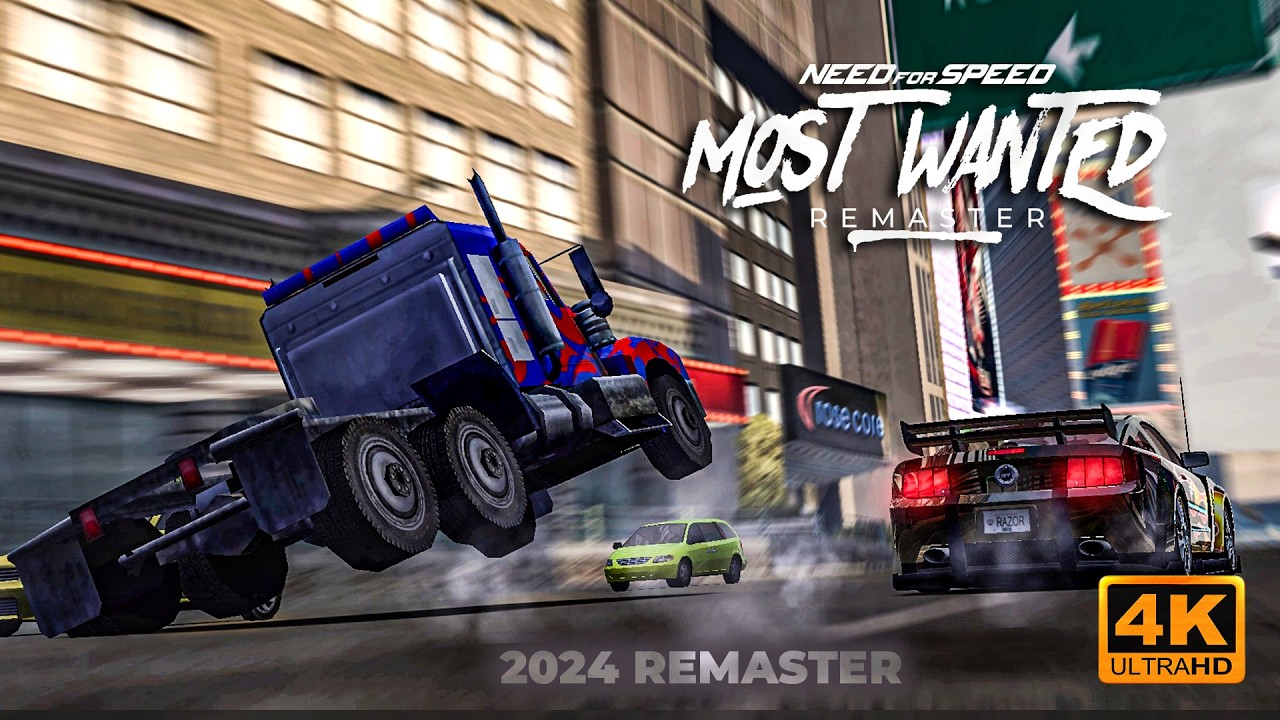 NEED FOR SPEED MOST WANTED PROLOGUE OPTIMUS PRIME Vs BLACKLISTS