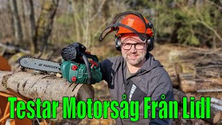 Testar Mini Motorsåg Från Lidl - Är den värd 1299kr??