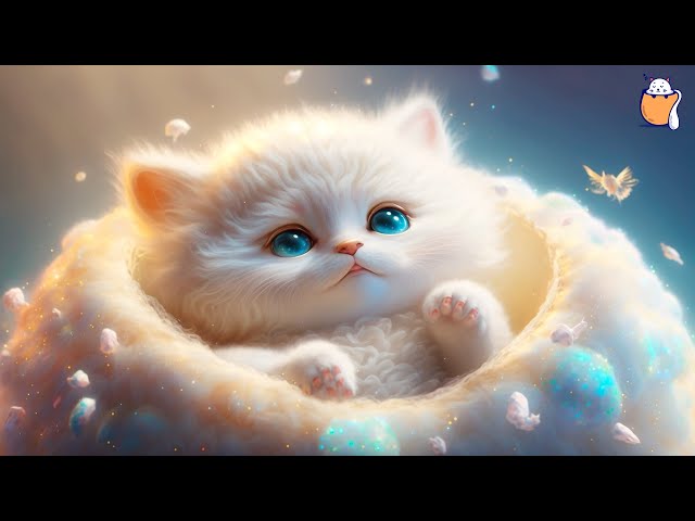 LIVE 24/7 Relaxing Music for Cats  Peaceful Piano Music with Cat Purring Sounds | Sleepy Cat class=