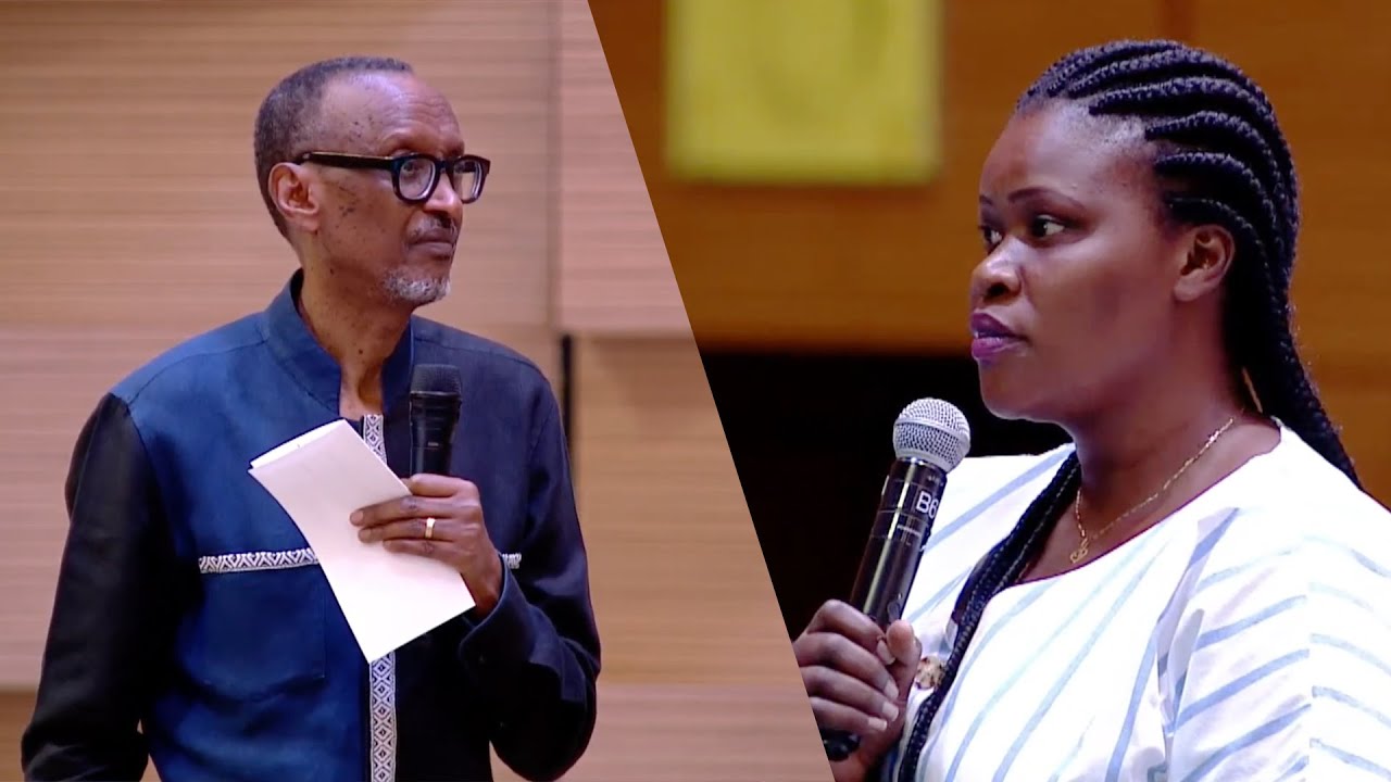 Ni gute nkwereka ikibazo ntugikemure ugataha ukiryamira?: Perezida Kagame abaza DEA wa Kicukiro