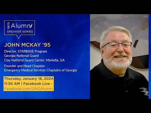 1873 Alumni Speaker Series featuring John McKay ‘95, Director, STARBASE Program at Marietta, GA