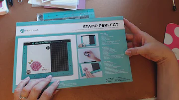 Review and Demo of the Stamp Perfect by Hampton Arts