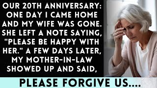Our 20th Anniversary: One Day I Came Home, and My Wife Was Gone, Leaving Only a Note...