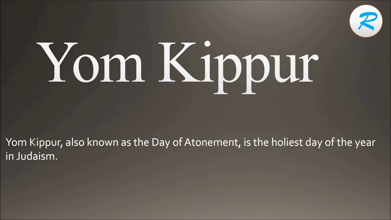 How to pronounce Yom Kippur ; Yom Kippur Pronunciation ...
