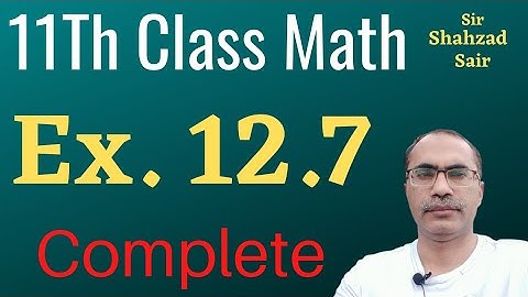 Exercise 12.7 Complete || FSC Math Part 1 || Chapter 12 Application Of Trigonometry