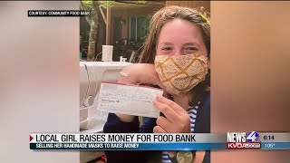 Local girl raises money for food bank
