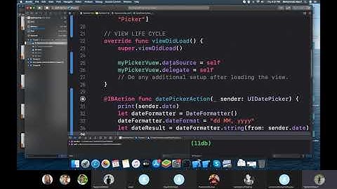 Swift iOS - PickerView, DatePicker, ImagePicker