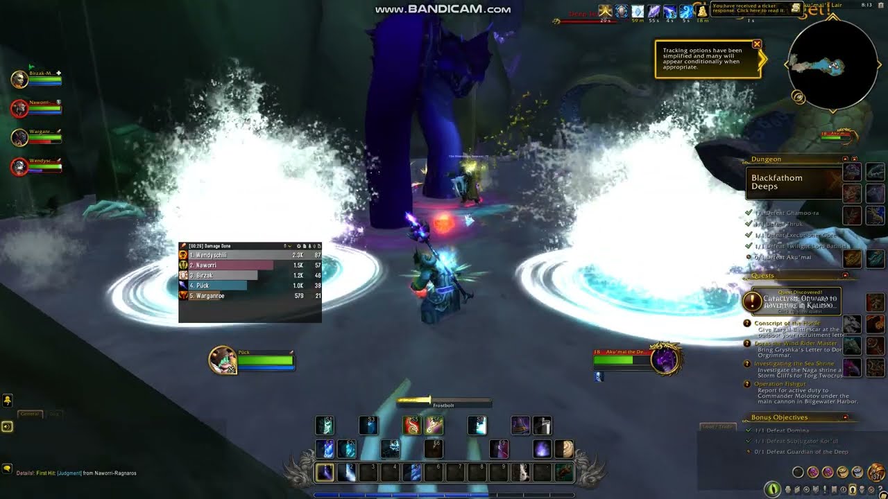 WoW - Aku'mai the devourer Boss - Blackfathom Deeps Dungeon