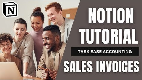Task Ease Accounting Notion Template: Sales Invoices
