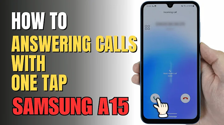 How to Answering Calls with One Tap on Samsung Galaxy A15