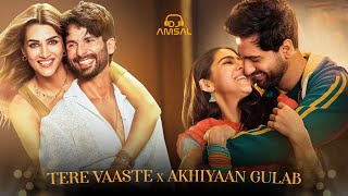 Tere Vaaste x Akhiyaan Gulaab | Shahid Kapoor | Vicky Kaushal | DJ Amsal Mashup