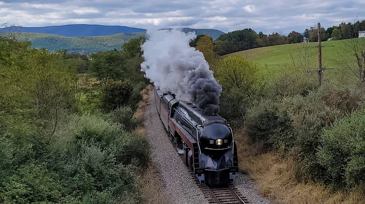 N&W 611 on the Shenandoah Valley Limited - October 2025