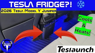 2026 Tesla Model Y Juniper Rear Seat Refrigerator – Coolest Upgrade Yet!