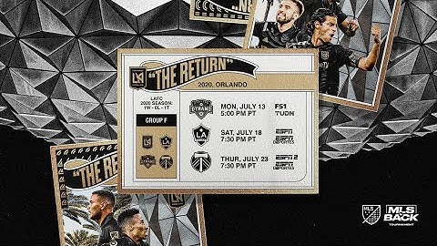 MLS Is Back | Group Stage Schedule Explained