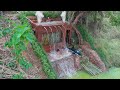 30 days of build the most beautiful underground luxury resort house ,waterfall pool with dolphin