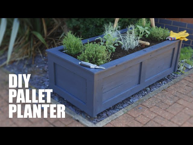 Outdoor Planter Made Out Of Pallets How To Build A DIY Wood Pallet