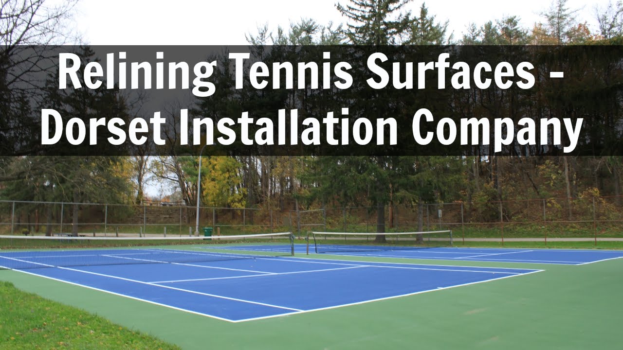 Relining Tennis Surfaces - Dorset Installation Company