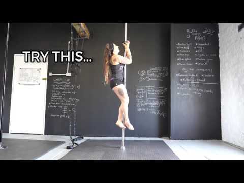 Assisted handspring deadlift - pole