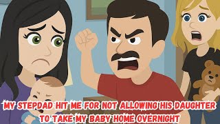 Download Lagu My Stepdad Hit Me for Not Allowing His Daughter to Take My Baby Home Overnight. MP3