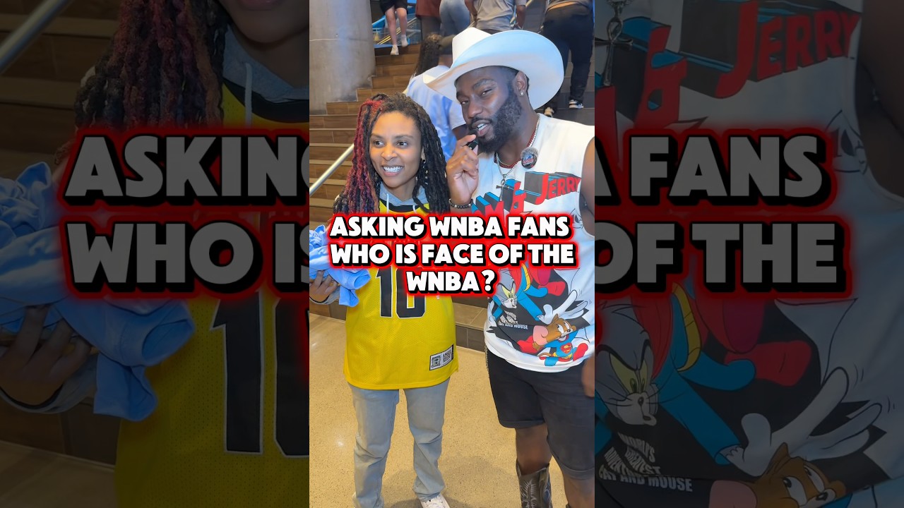 ⁣Asking fans who is the Face of the WNBA? Caitlin Clark or A’ja Wilson? #wnba #caitlinclark