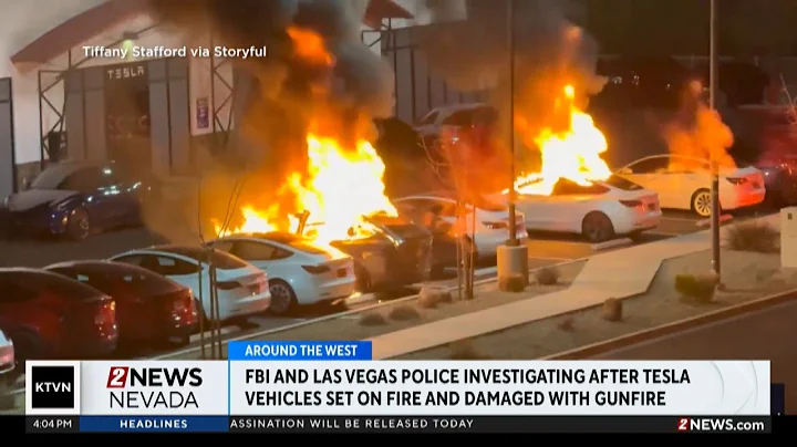 FBI investigating fires at Las Vegas Tesla service center